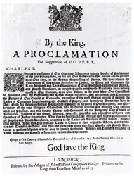 Koninklijke Verklaring, 1675